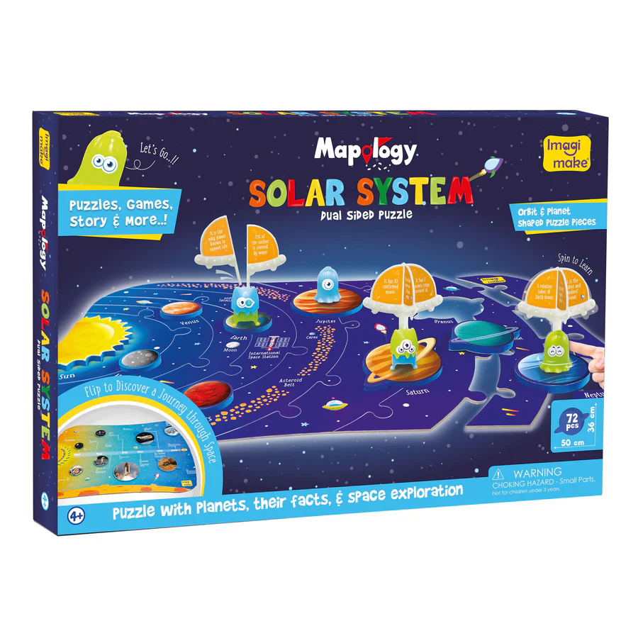 Mapology Solar System Puzzle - Learning Aid And Educational Toy Ages 4+ - Image 5