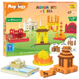 Mapology Monuments of India - Construction Set -Educational Toy Ages5+
