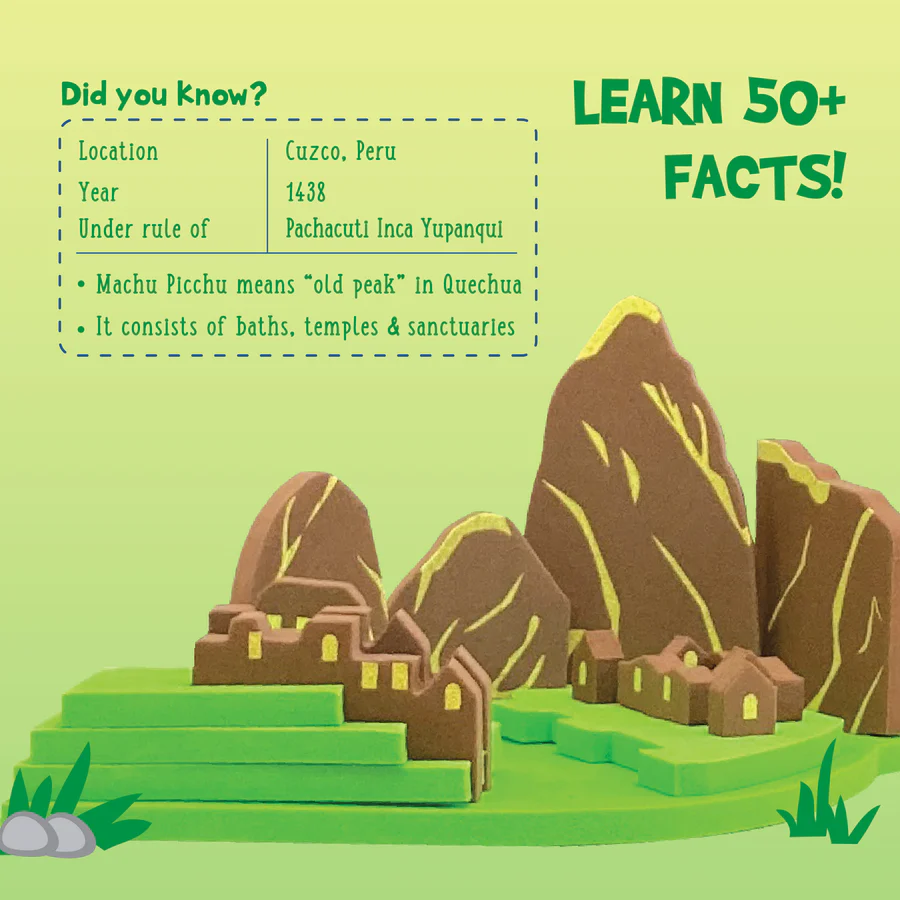 Mapology - Monuments of The World Educational Toy and Learning Aid - Puzzles Age 5 Years+ - Image 4