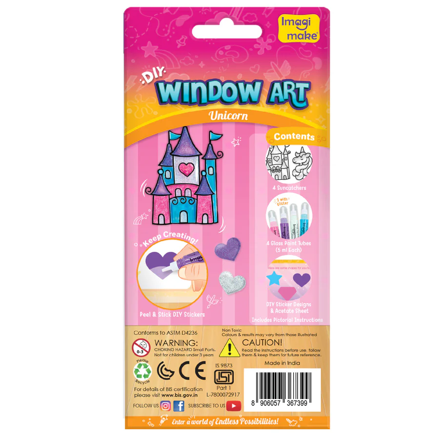 DIY Window Art Unicorn Ages 5 Years+ - Image 6