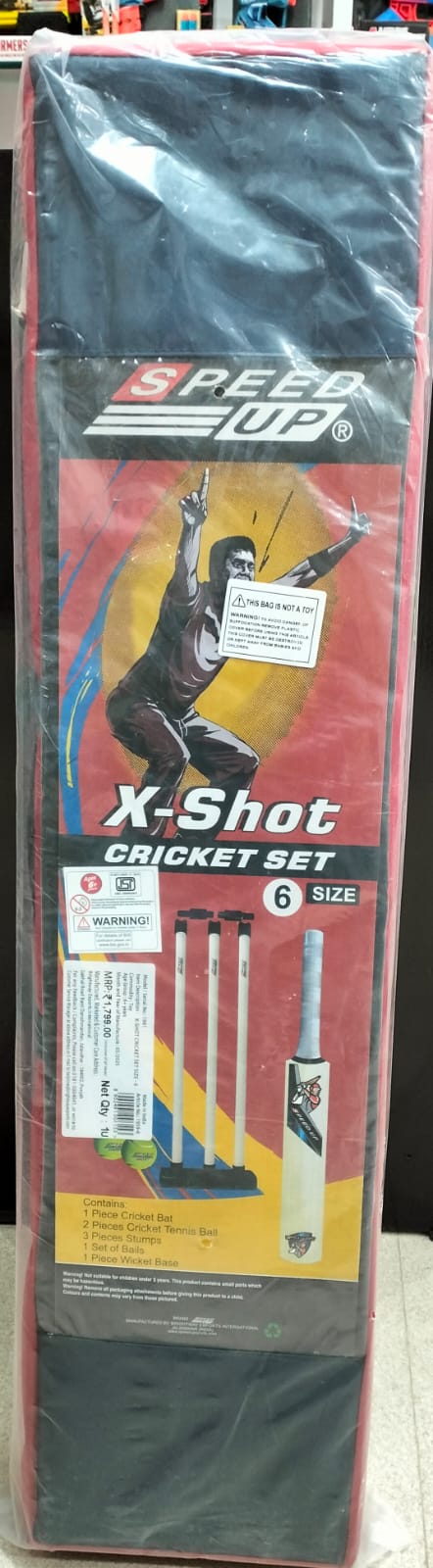 Speed Up X-Shot Combo Box Cricket Kit for Kids Bat Size-6 Outdoor Sports Toy, Picnic Fun, Ages 6+ - Image 2