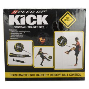Speed Up Kick Football Trainer Set (Orange and Black), Ages 6+