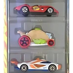 Hot Wheels Let's Race Pack of 5 (Bad to The Blade, Glory Chaser, Car De Asada, Mach Speeder, Solid Muscle) Multi - Color, Ages 3+