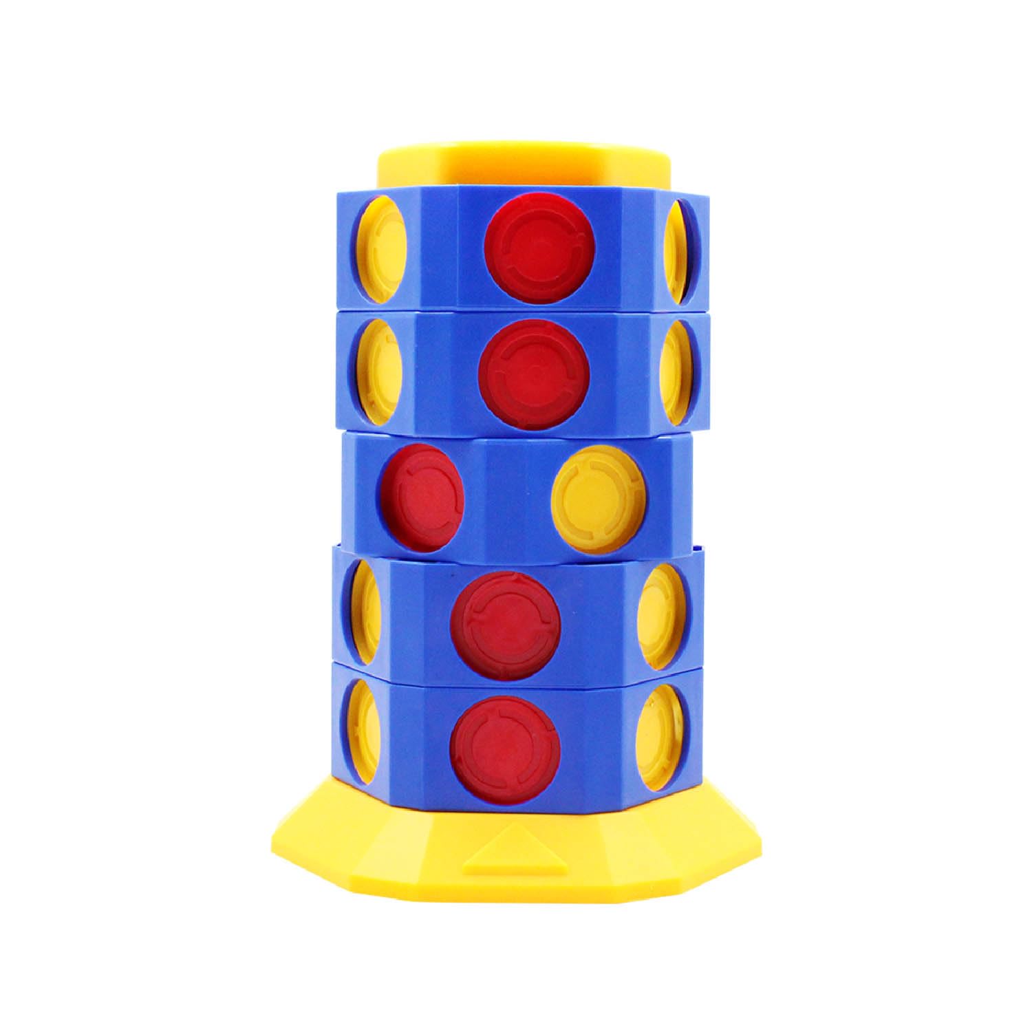 Skoodle Quest Bridge 4 Twist & Turn Tower Board Game Strike 4 Stacking Game for Drop Connect & Match Puzzle 2 Player Toys, Ages 6+ - Image 3
