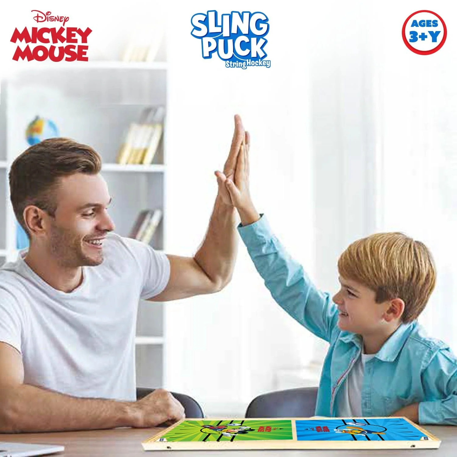 Skoodle Disney Mickey Mouse Sling Puck Table Game, Ages 3+ - Image 8