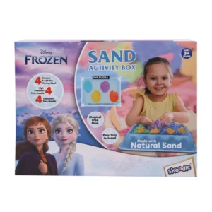 Skoodle Disney Frozen Sand Activity Box - Creative Sand Play & Moulding Set, Ages 3+