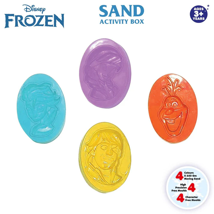 Skoodle Disney Frozen Sand Activity Box - Creative Sand Play & Moulding Set, Ages 3+ - Image 4