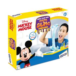 Skoodle Disney Mickey Mouse - Make Your Own Crystal Slime, Educational DIY Activity Toy Kit, Creative Learning Games for Growing Children,Ages 8+