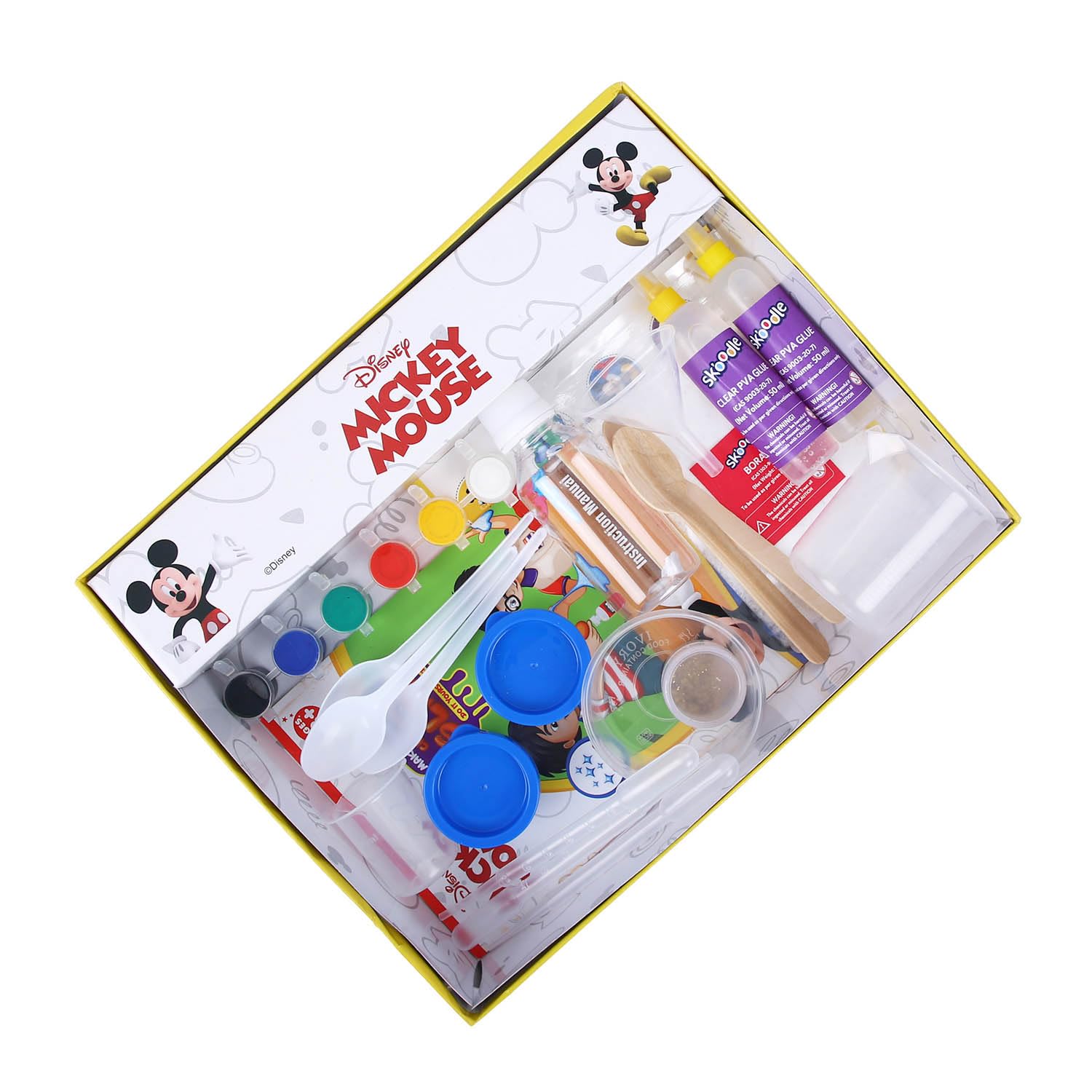 Skoodle Disney Mickey Mouse - Make Your Own Crystal Slime, Educational DIY Activity Toy Kit, Creative Learning Games for Growing Children,Ages 8+ - Image 2