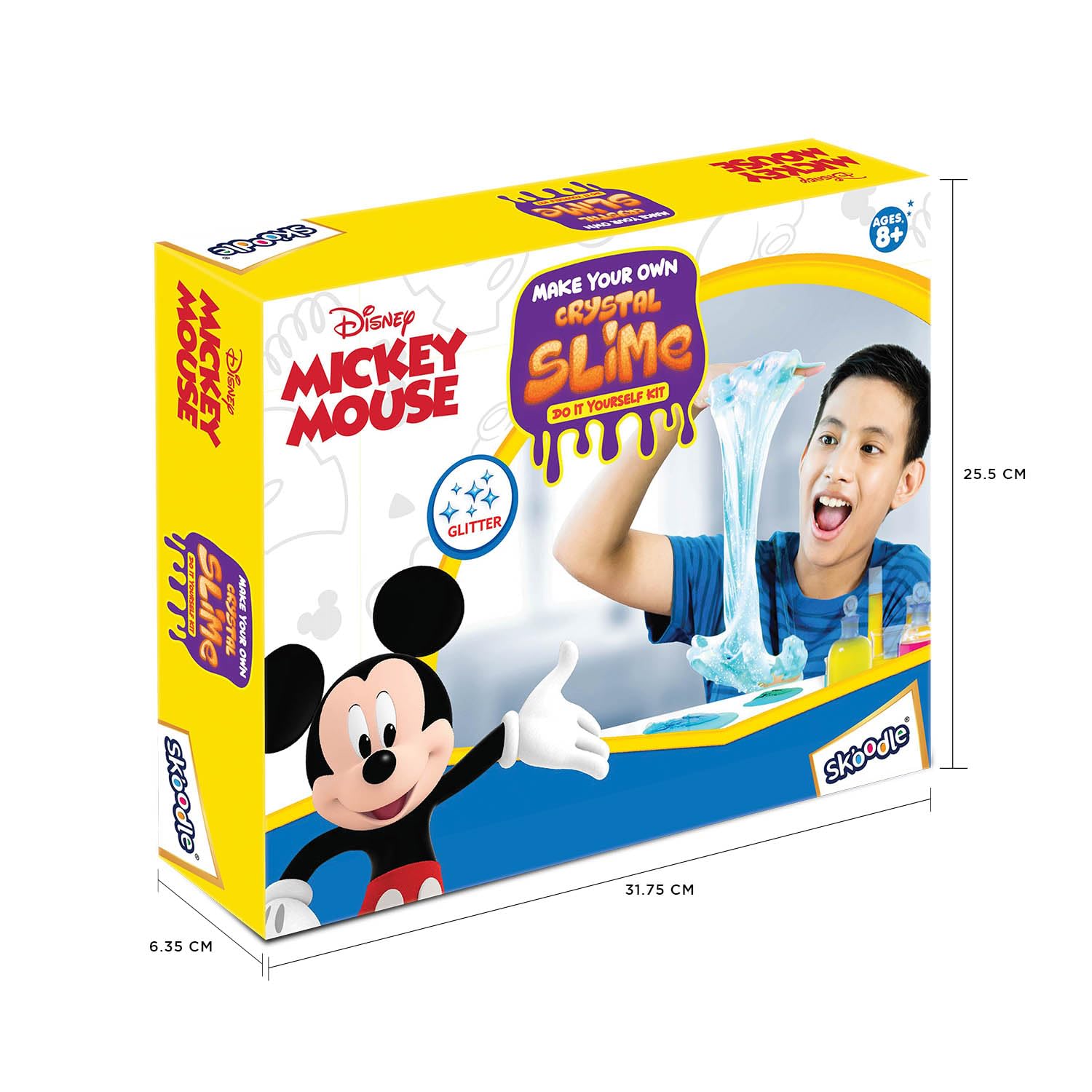 Skoodle Disney Mickey Mouse - Make Your Own Crystal Slime, Educational DIY Activity Toy Kit, Creative Learning Games for Growing Children,Ages 8+ - Image 4