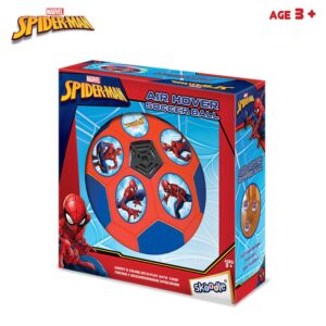 Skoodle Spiderman Air Soccer Ball Non Rechargeable Battery Powered Hover Football, Indoor Electric Smart Air Football. Fun Game for Kids, Ages 3+