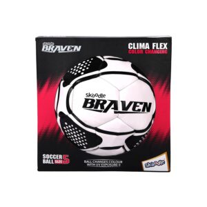 Skoodle Braven Color Changing Football Size 5 (Climaflex) - Innovative Design for Dynamic Play