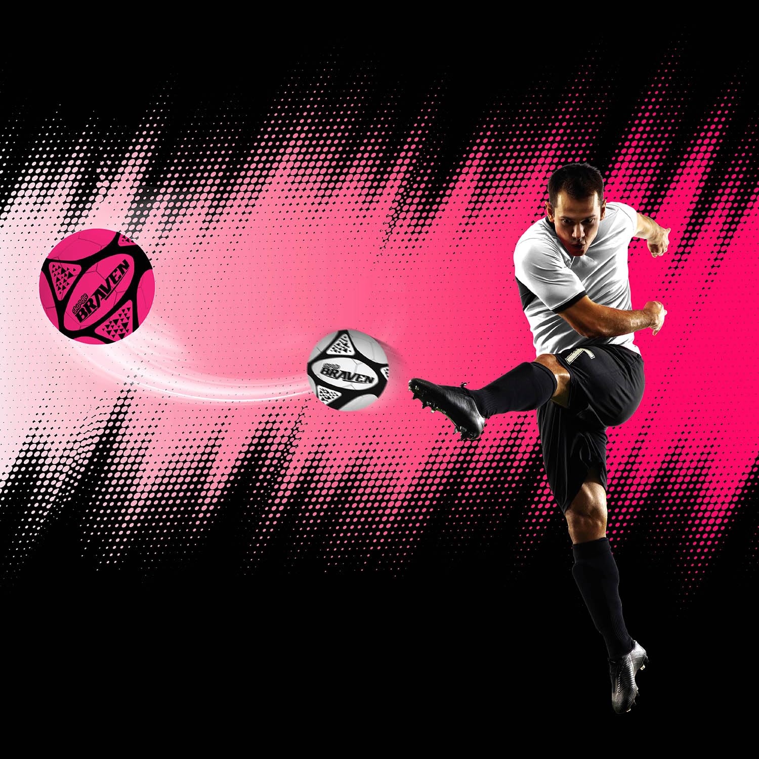 Skoodle Braven Color Changing Football Size 5 (Climaflex) - Innovative Design for Dynamic Play - Image 2