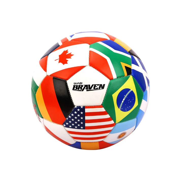 Skoodle Braven Flag Glider Football - Size 5 (Gloss Shine Leatherite) - Image 4