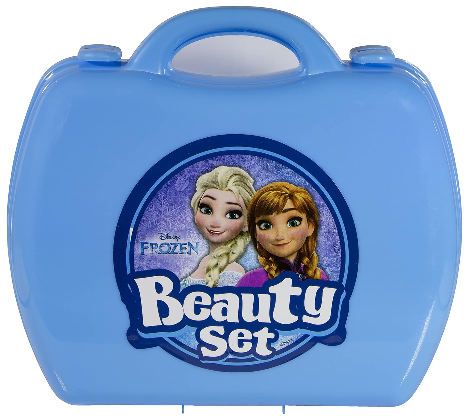 Skoodle Disney Frozen Blue Color Beauty Set in Plastic Case with Makeup Accessories for KidS (22 Pieces ), Ages 3+ - Image 4